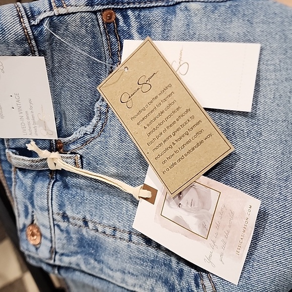 Jessica Simpson high rise straight leg lived in vintage - Picture 2 of 6